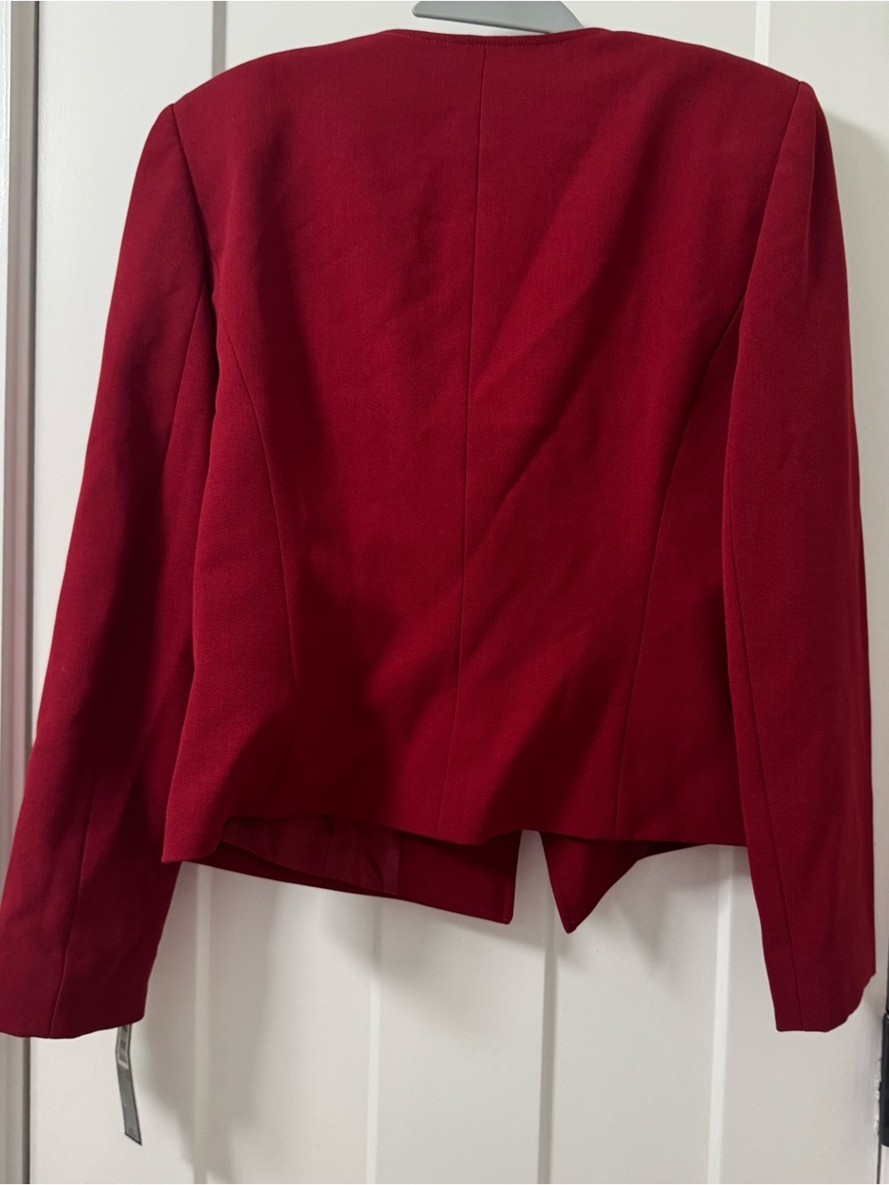 Tahari Arthur S. Levine‎ Merlot Red Blazer Jacket Women’s Size 8P Petite NWT - Picture 2 of 6